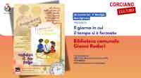 Presentazione dell\'albo illustrato: �Il giorno in cui il tempo si � fermato�, realizzato dagli alunni della classe 2A della Scuola Secondaria di I grado �B. Bonfigli� di Mantignana