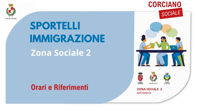 Sportelli Immigrazione della  Zona Sociale 2