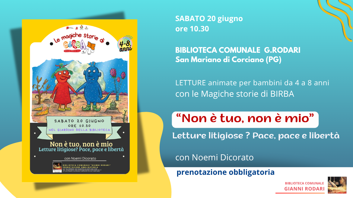 LE MAGICHE STORIE DI BIRBA per bambini e bambine dai 4 agli 8 anni 