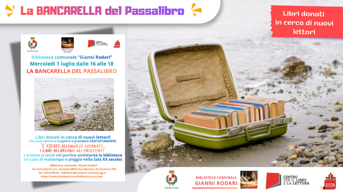  LA BANCARELLA DEL PASSALIBRO, Libri donati in cerca di nuovi lettori