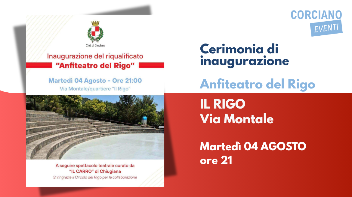 Cerimonia di Inaugurazione del riqualificato  \