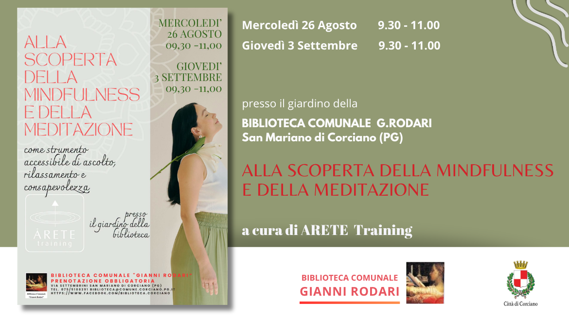 Alla scoperta del MINDFULNESS e della MEDITAZIONE 