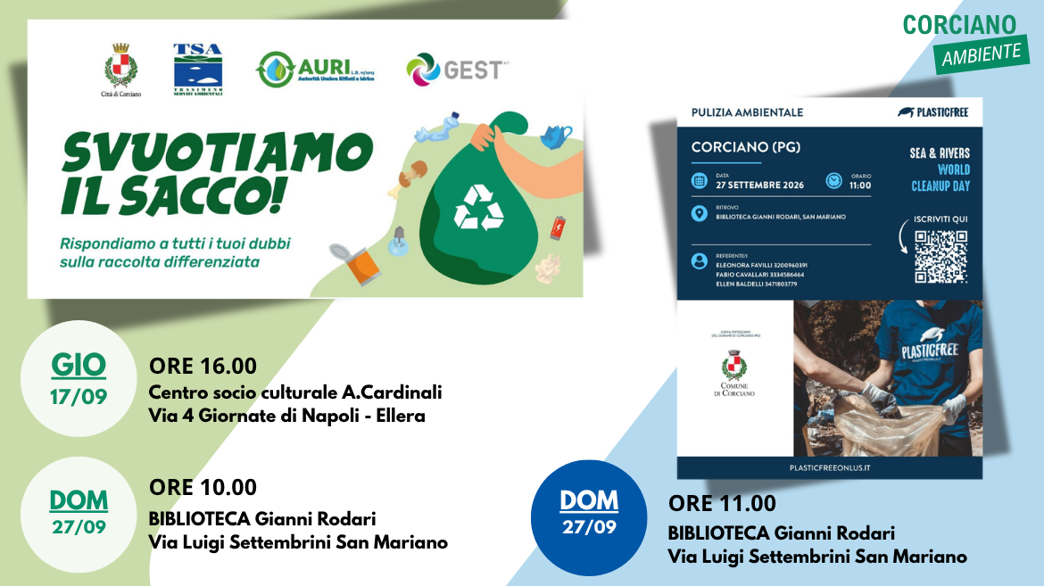 Svuotiamo il sacco - Rispondiamo ai tuoi dubbi sulla raccolta differenziata