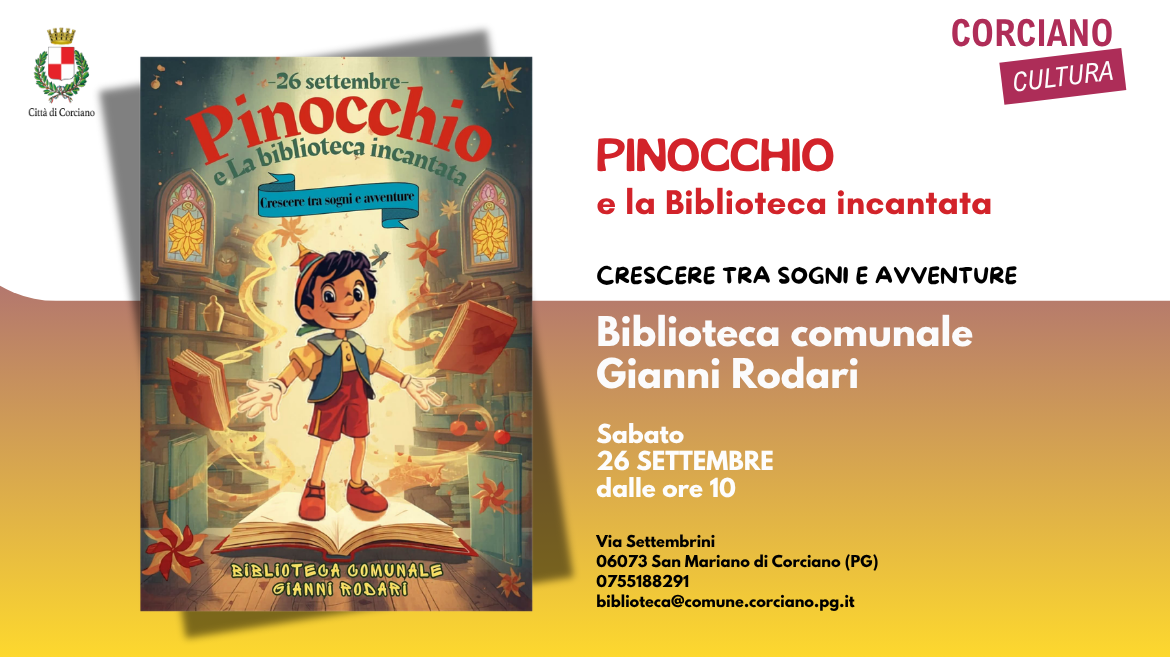 Pinocchio e La biblioteca incantata. Crescere tra sogni e avventure