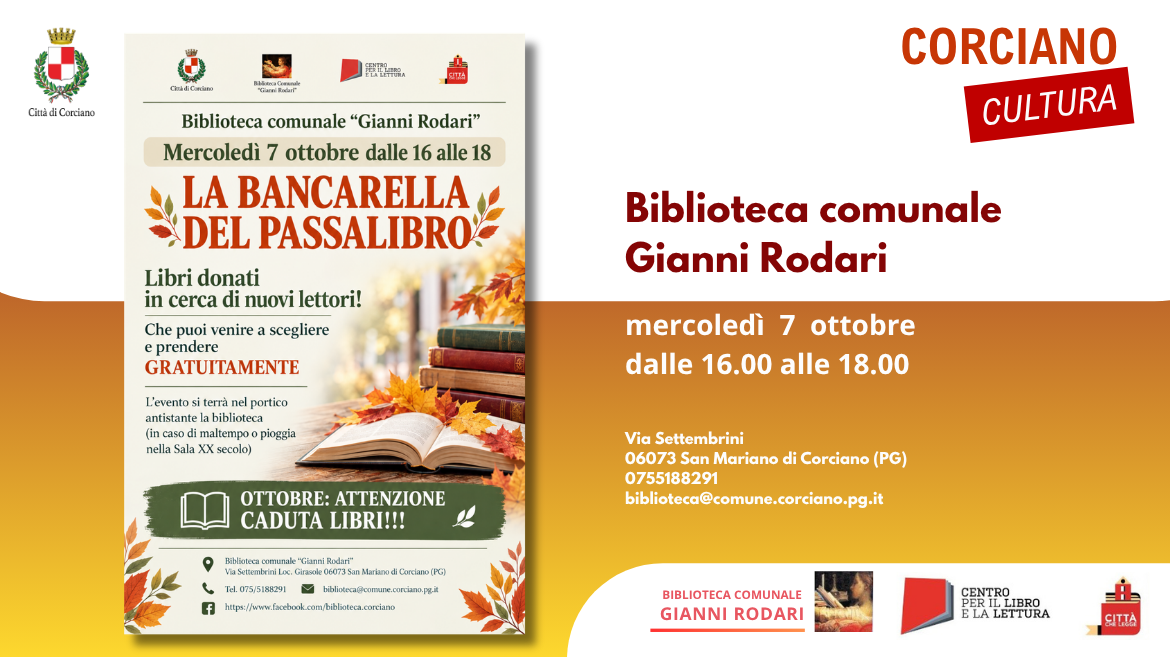LA BANCARELLA DEL PASSALIBRO, Libri donati in cerca di nuovi lettori